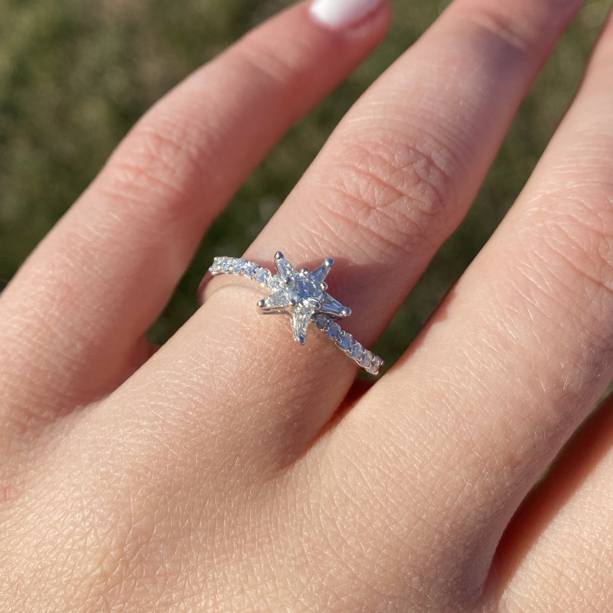 Star Engagement Ring